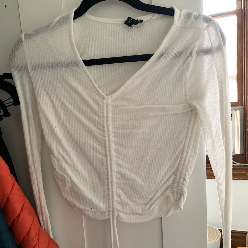 Urban Outfitters Scrunch Long Sleeve Top
